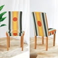 thumbnail image 3 of Yayeee 2 Pack Dining Chair Covers Stretch Parson Chairs Slipcovers Seat Protector, Stripes and Circle, 3 of 6