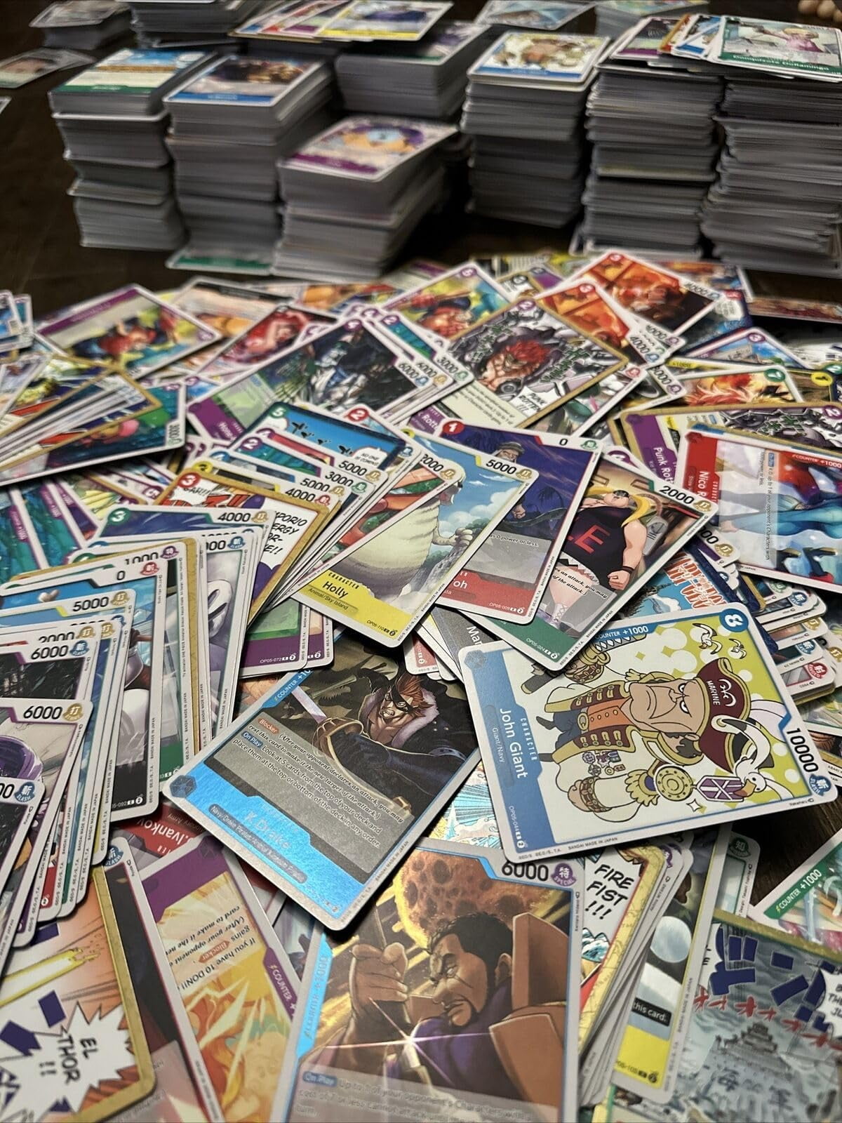 One Piece Trading Card Game Common Card Lot 200