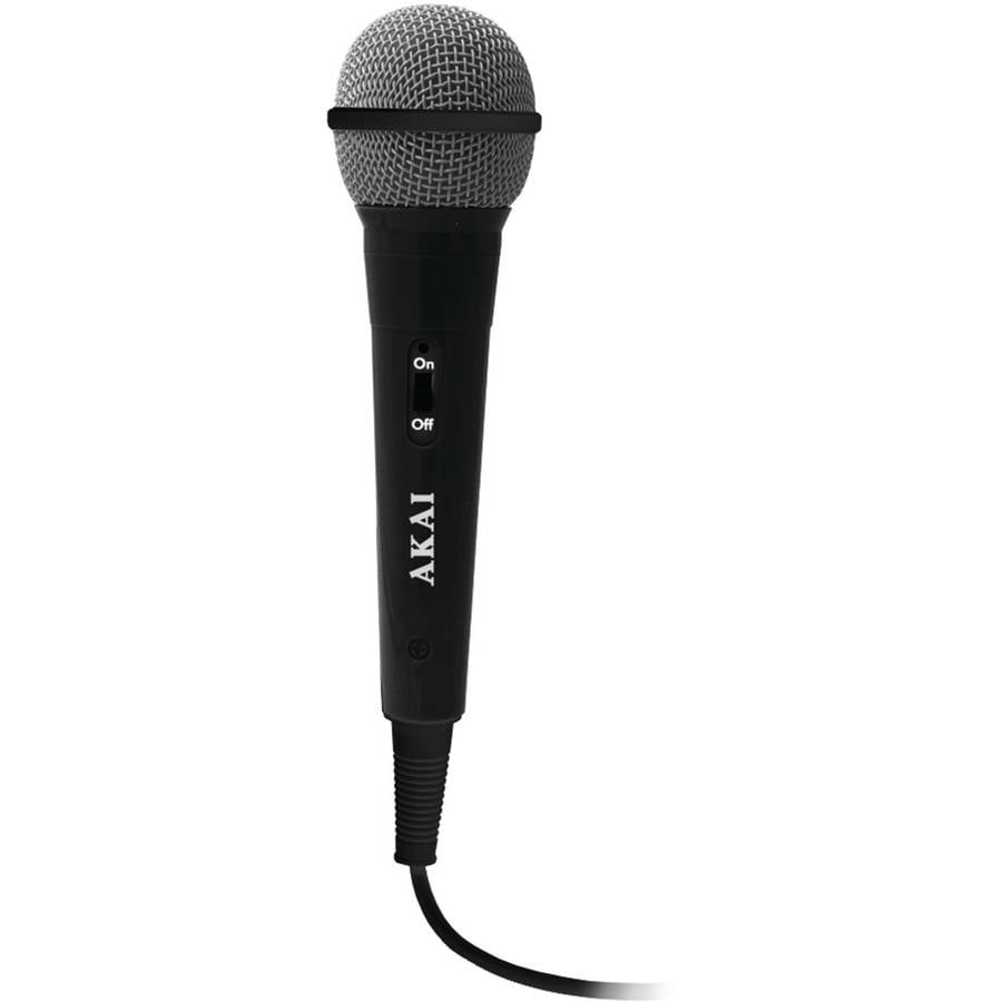 Akai KS721B Wired Microphone, Black