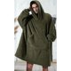 thumbnail image 5 of Sudadera con Capucha de Manta Extragrande, Jersey de para Descansar y Usar, Ideal para Adultos, Mujeres y Hombres. Verde Talla Única, 5 of 8