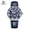 BlackShellBlueFaceBlueRibbon, variant on Men's Automatic Mechanical Watch Waterproof Wristwatches 733443665453