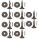 thumbnail image 2 of Manijas para muebles, Manijas para muebles, Tiradores de cajón de metal redondos vintage, Manijas vintage, Solución innovadora, 2 of 14