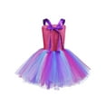thumbnail image 3 of DPOIS Kids Girls Rainbow Cartoon Tutu Dress Princess Costume, 3 of 6
