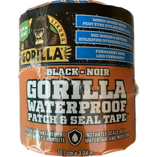 Gorilla 4 In. x 8 Ft. Waterproof Patch & Seal Repair Tape, Clear