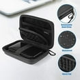 thumbnail image 2 of Procase Portable Hard Drive Case For Canvio Basics Western Digital Wd Elements My Passport Seagate Portable Backup Plus Slim 1Tb 2Tb 3Tb 4Tb Usb 30, 25" Portable External Hard Drive Case Black, 2 of 7