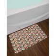 thumbnail image 2 of Dusty Blue Bath Mat, Vibrant Tender Camellia Flowers and Butterflies with Leaves Tropical Feels, Plush Bathroom Decor Mat with Non Slip Backing, 29.5" X 17.5", Multicolor, by Ambesonne, 2 of 2