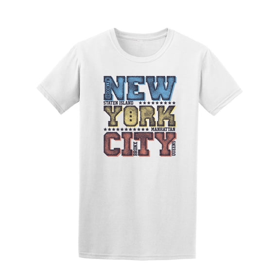 New York City Boroughs Tee. Men's -Image by Shutterstock
