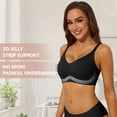 thumbnail image 4 of Womens Seamless Bras No Underwire Push Up Bralettes Full Coverage Comfort Wireless Bra Convertible T Shirt Bras, 4 of 8