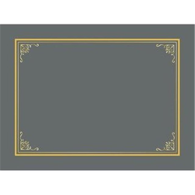 Geographics GEO49114 8.5 x 11 in. Tree Free Document Cover, Gray
