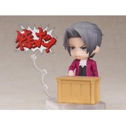 Phoenix Wright: Ace Attorney - Miles Edgeworth Nendroid Action Figure, Multicolor