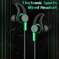 thumbnail image 3 of Lifetechs Wired Headphone with Microphone Noise Reduction Theater Game Sound HD-compatible Call No-Delay In-ear Wired Earphone Phone Supply, 3 of 8