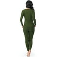 thumbnail image 3 of Fruit of the Loom Women's Recycled Waffle Thermal Top & Bottom Set, Sizes XS-4XL, 3 of 11