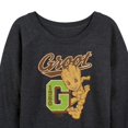 thumbnail image 3 of Marvel Guardians of the Galaxy - Groot Collegiate - Women's French Terry Pullover Sweatshirt, 3 of 5