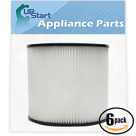 6-Pack Replacement Shop-Vac SL14-600C Vacuum Cartridge Filter - Compatible Shop-Vac 90304 Cartridge Filter