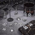 thumbnail image 3 of 40 Uds., 4 estilos, dijes góticos de Halloween, dijes de Tarot a granel, dijes mágicos en blanco y negro, dije de energía con calavera de gato y luna para hacer joyas, dijes para pendientes, 3 of 5