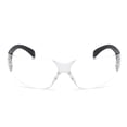 thumbnail image 1 of Gafas protectoras de plástico resistentes a impactos ultravioleta, gafas de seguridad para ciclismo al aire libre, lentes transparentes, patas negras., 1 of 12