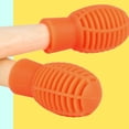 thumbnail image 3 of Worgeous Durable Silicone Drum Stick Protection Caps for Practice with Quick Bounce Orange 2pcs, 3 of 8