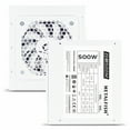 thumbnail image 2 of SFX 80Plus Bronze 500/600W Full-MODULAR White Power Supply For Gaming Computer Case With White Modelar Cable 100/220V 600W EU Plug, 2 of 5