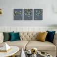 thumbnail image 4 of Canvas Wall Art For Bedroom Wall Decor For Living Room Modern Family Bathroom Canvas Art Plant Abstract Wall Pictures Artwork Kitchen Wall Painting Ready To Hang Home Decorations 12" X 16" 3 Pieces, 4 of 6