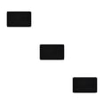 thumbnail image 3 of Maytalsory Quick-drying Bathroom Rugs Exquisite Crafted For Easy Cleaning Toilet Rugs Bath Mat Carpets Black 3PCS, 3 of 6