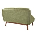 thumbnail image 4 of Office Star Products Davenport Loveseat in Olive Fabric with Coffee Legs K/D, 4 of 6