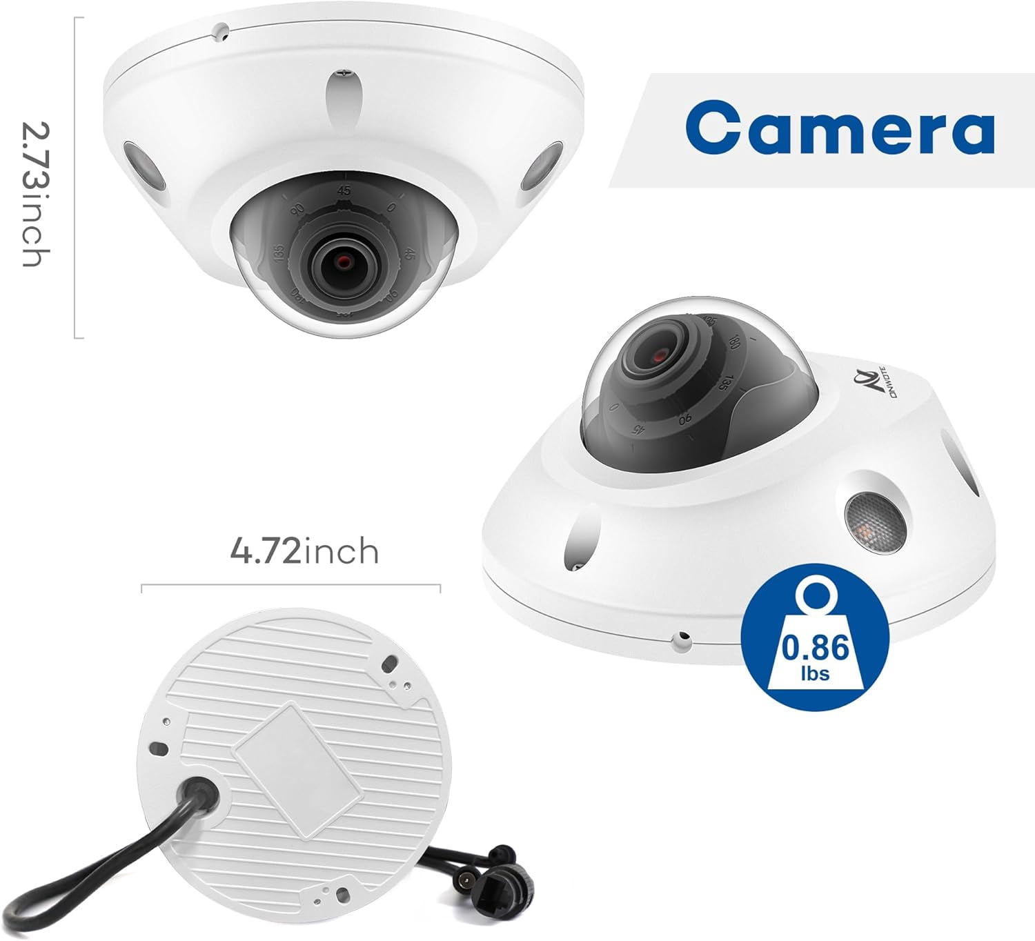 ONWOTE 12MP NVR 16 Channel Security Camera System, 16x 4K 8MP Vandal Proof Audio PoE IP Cameras, Smart Color Night Vision, 16CH Commercial NVR 4TB, Wired Outdoor CCTV for Businesses