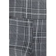 thumbnail image 7 of Plus Size Treggings With Zipper Pocket Trim - Black  White Plaid, 7 of 7