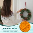 thumbnail image 4 of Uxcell RIC Rac Trim, Wave Bending Fringe Trim Ribbon for Sewing Crafts Orange, 4 of 7
