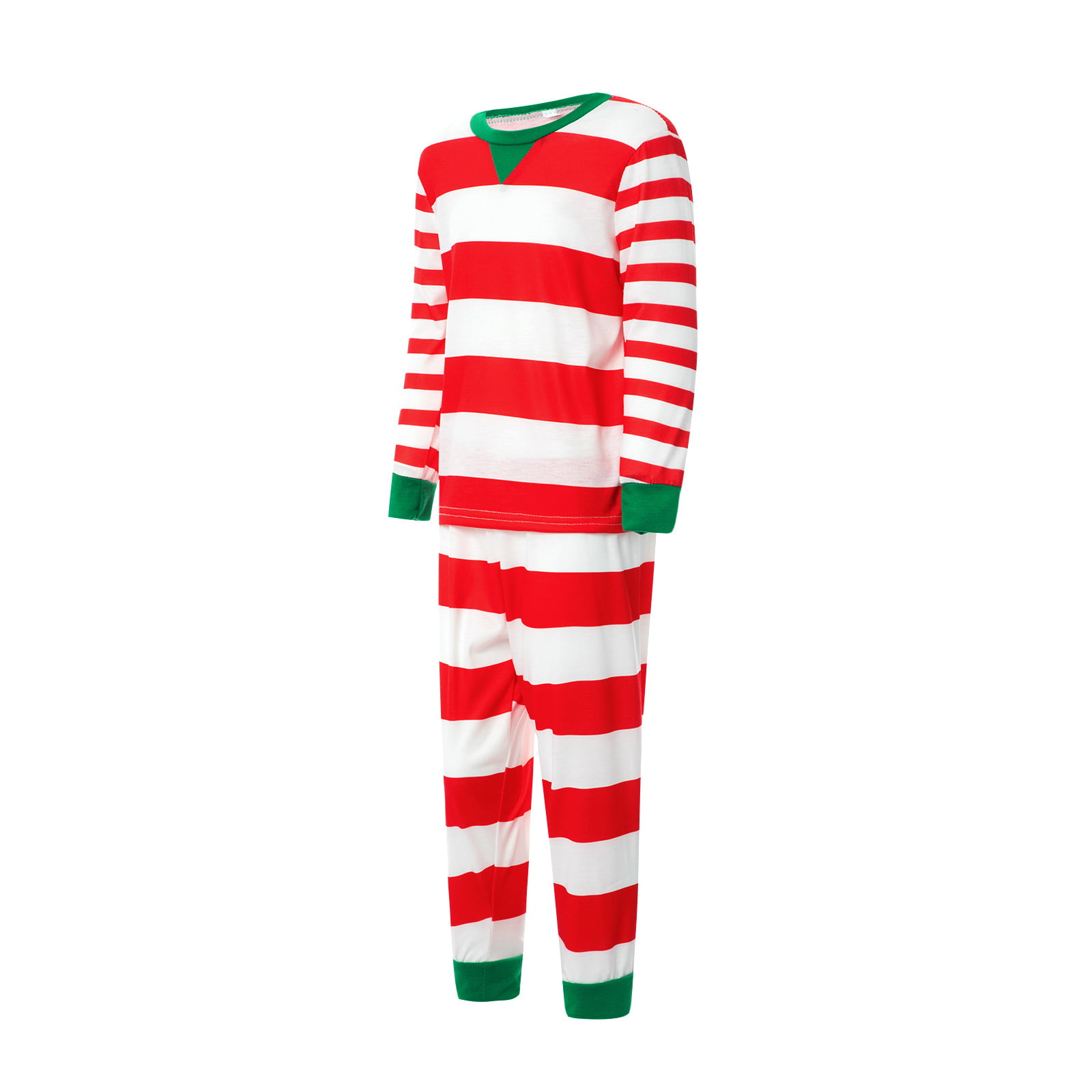 Long Sleeve stripe Bear printed Parent-kid loungewear Jumpsuit one set XL ZC2795 