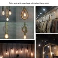 thumbnail image 1 of Hemp Rope Lamp Fixture, Pendant Light, 85-265V For E27 Base Light Bulb Coffee Bar Decor Parlor, 1 of 8