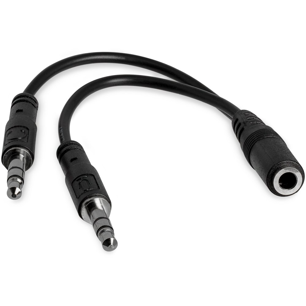 3.5mm 4 Position to 2x 3 Position 3.5mm Headset Splitter