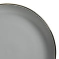 thumbnail image 4 of Gibson Home Rockaway Round Stoneware Dinnerware Set, Service for 4, Grey, 4 of 7