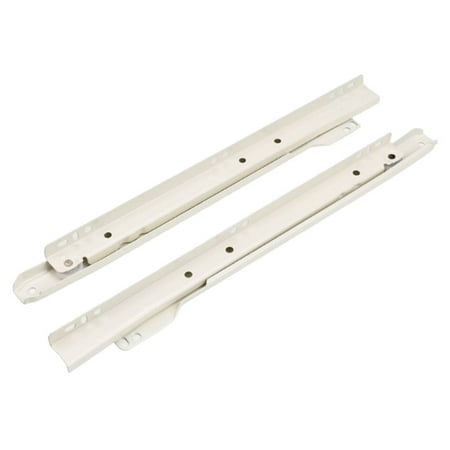 Wweixi 1 Pair Steel Drawer Slide Detachable Anti-rust Heavy Duty Nylon ...