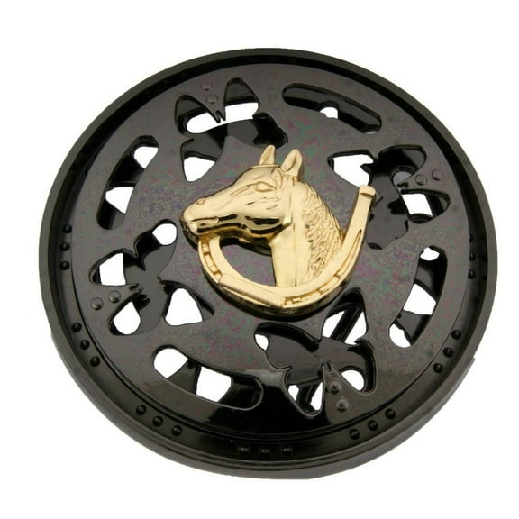 Spinners Belt Buckle Horse Horseshoes Western Cowgirl Rodeo Sports New