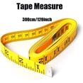 thumbnail image 2 of Soft Ruler 3m 120" Measure Tape Sewing for Tailor Body Measuring Tape Flexible Cloth Flat Body Ruler Measure, 2 of 5