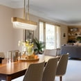 thumbnail image 4 of 44160NBRLED Kichler Lighting Serene - 64W 2 LED Linear Chandelier In Contemporary Style-7.25 Inches Tall and 6 Inches Wide, 4 of 7