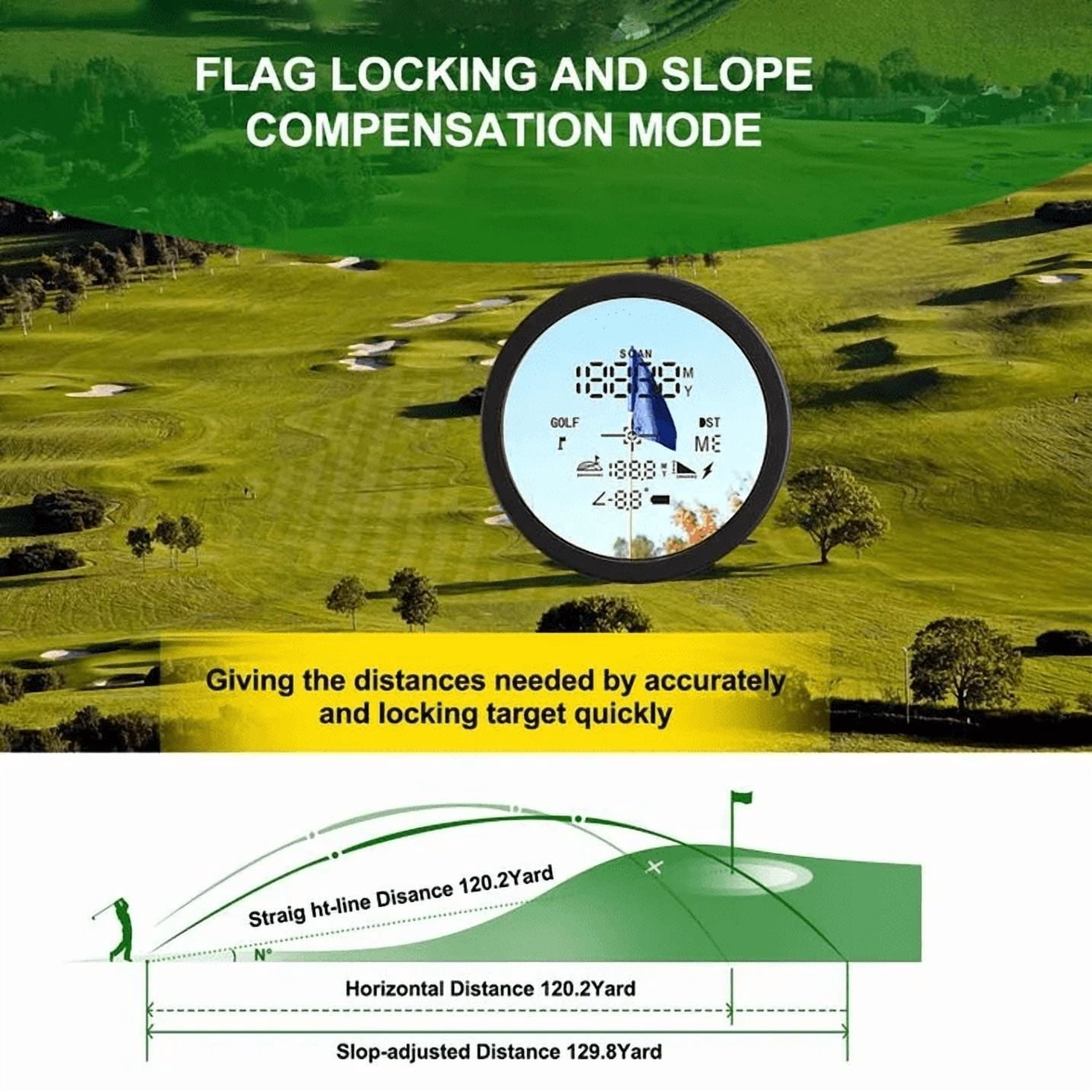 OBAZHA Golf Distance Meter, 1200 Yards Golf Laser Distance Meter, 7x Magnification Golf Distance Meter