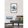 thumbnail image 2 of NFL Indianapolis Colts - Drip Helmet 20 Wall Poster, 14.725" x 22.375", Framed, 2 of 3
