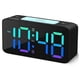 thumbnail image 1 of 6.3 Inch Digital Clock with 7 Color Night Light Volume Adjustable Electronic Alarm Clock with EU Plug Power Adapter, 1 of 5