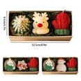 thumbnail image 3 of Candles Clearance! Christmas Decor Christmas Cartoon Aromatherapy Candle Gift Box (Snowman Three-Piece Set) Candles & Holders Flash Sale!, 3 of 4