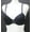 Black, variant on Women's Adjustable Straps Push Up and Underwire Bra 32B
