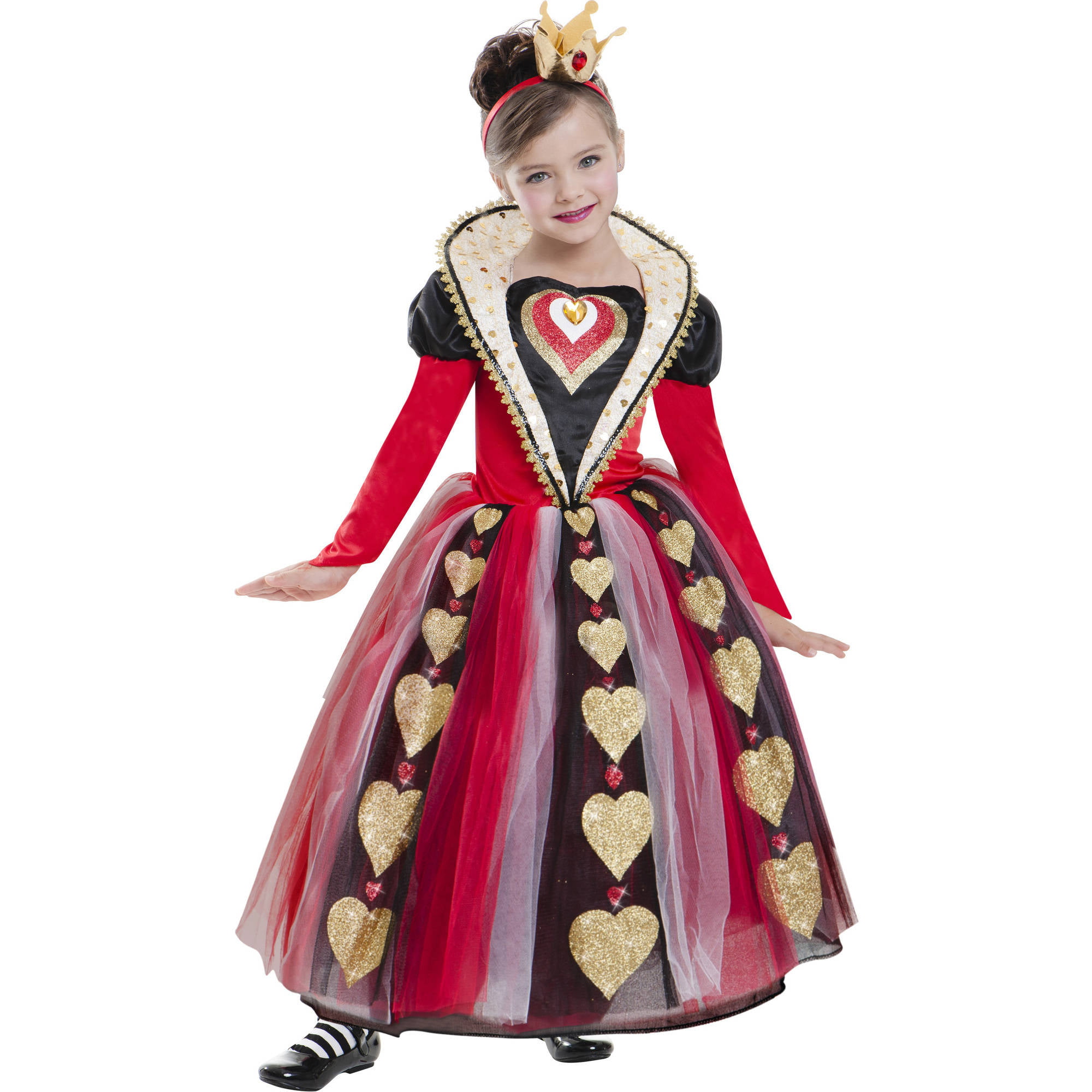 Queen Of Hearts Child Halloween Costume - Walmart.com - Walmart.com