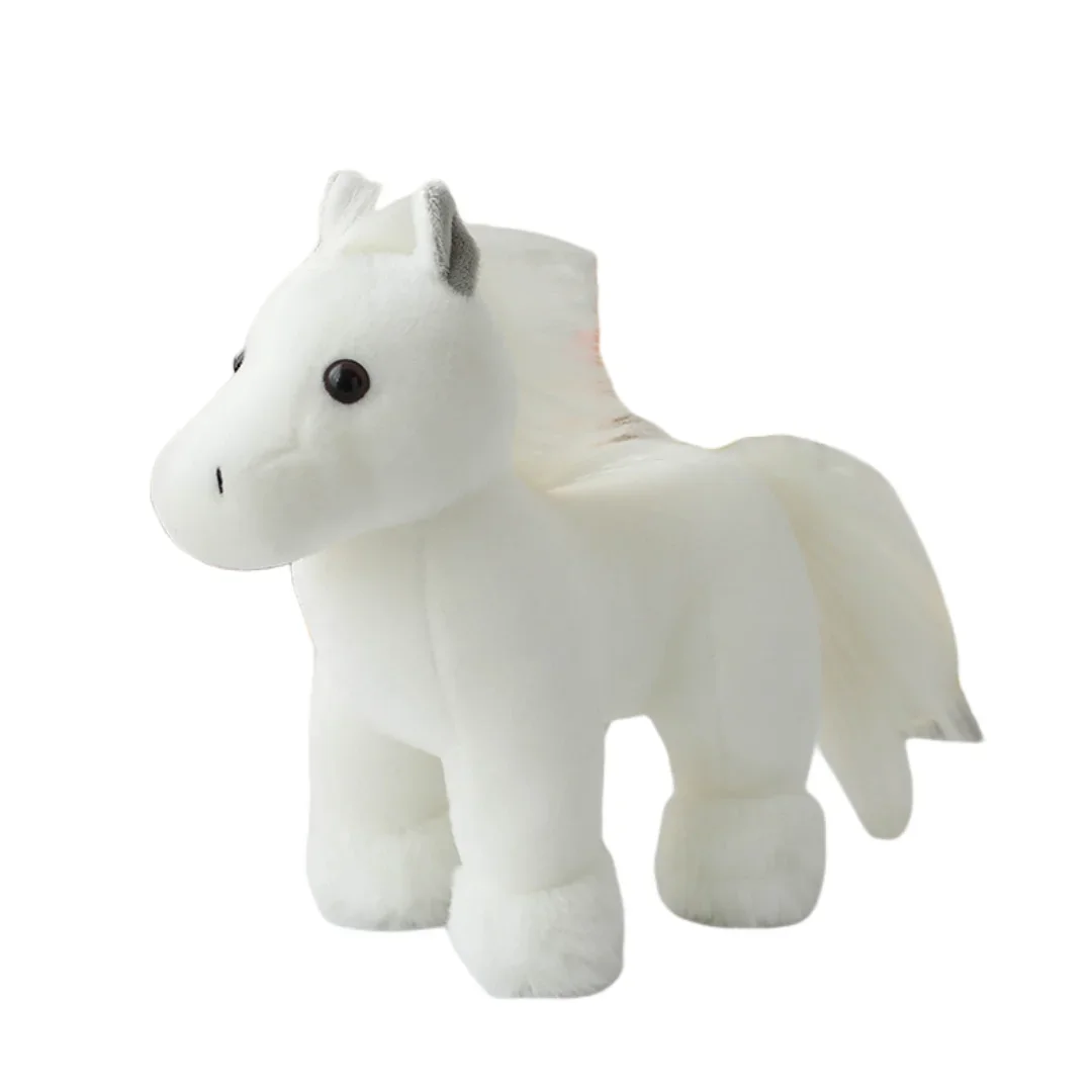 Medium Horse Plush Stuffed Animal/Simulated Foal Plush Toy/home Decor Gift /adorable Plush Animal