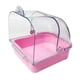 thumbnail image 4 of Caja de Baño para pájaros para mascotas, bañera colgante para loros enjaulados, para s y pájaros pequeños Rosa, 4 of 8