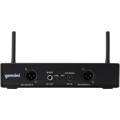 Gemini Uhf 6200m Dual Handheld Wireless System Walmart Com Gemini Uhf 6200m Dual Handheld Wireless System Walmart Com