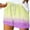 Yellow, variant on Dvprdro Womens Summer Casual Shorts Fashion Gradient Drawstring Beach Shorts with Pockets