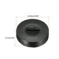 thumbnail image 2 of Uxcell Carbon Brush Holder Cap Motor Electric Brush Plastic Cover Thread Black 22mm OD 6.4mm Height, Pack of 6, 2 of 5