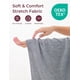 thumbnail image 3 of Funda de almohada para embarazo Momcozy, poliéster gris en forma de J, 3 of 7