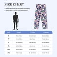 thumbnail image 4 of Kdxio Plaid Flamingo Pattern Men's Pajama Pants, Elastic Waist with Drawstring and Pockets, Comfortable Loungewear-Small, 4 of 6