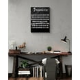 thumbnail image 2 of HFDF Dream Big Motivational Canvas Wall Art, spirational Famous Quote Bedroom Livg Room Decor, Positive Modern Landscape Mounta Office Dorm Room Poster Prt (Blcak03,) 12x16inch Framed, 2 of 6